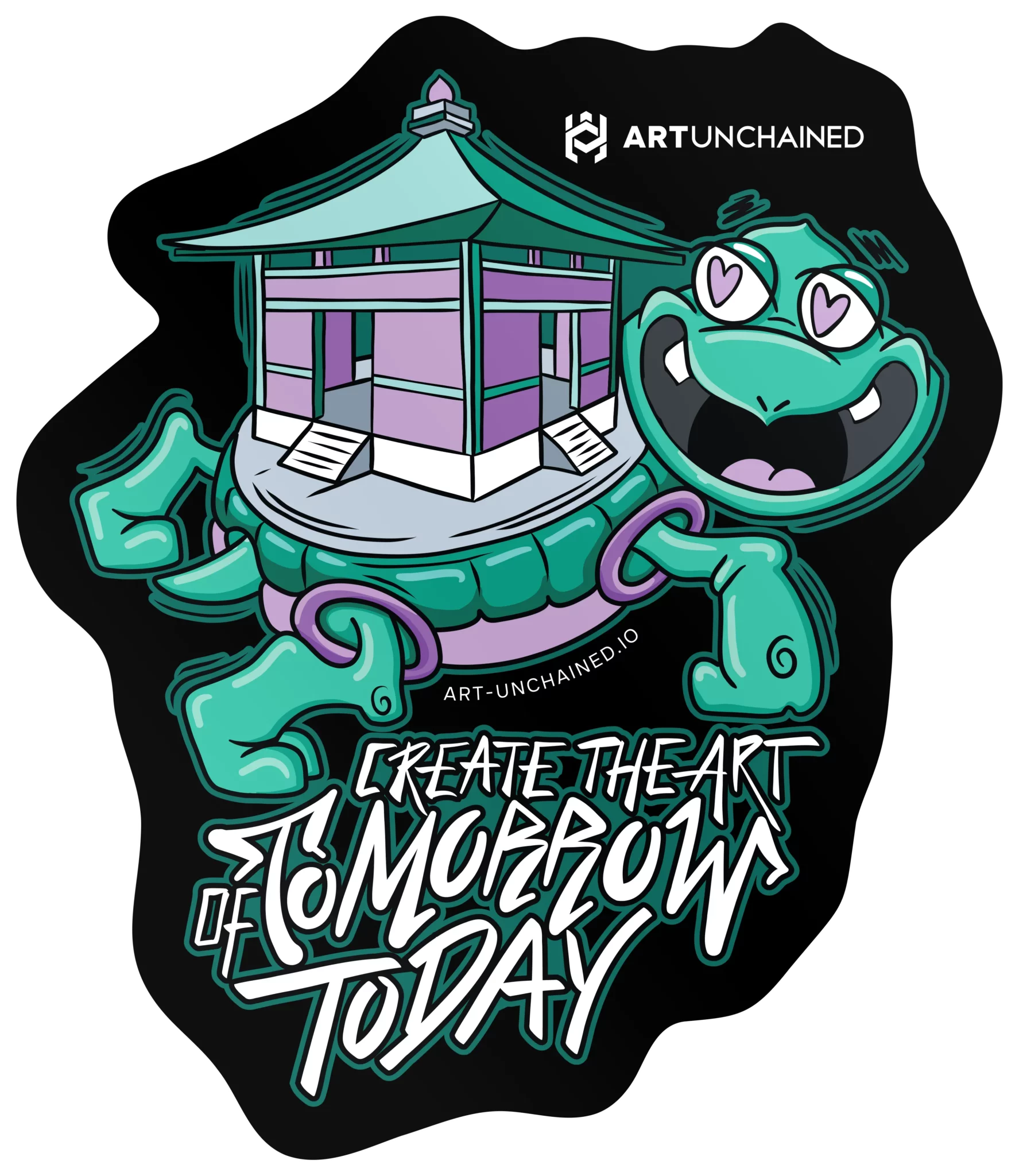 Architect turtle sticker