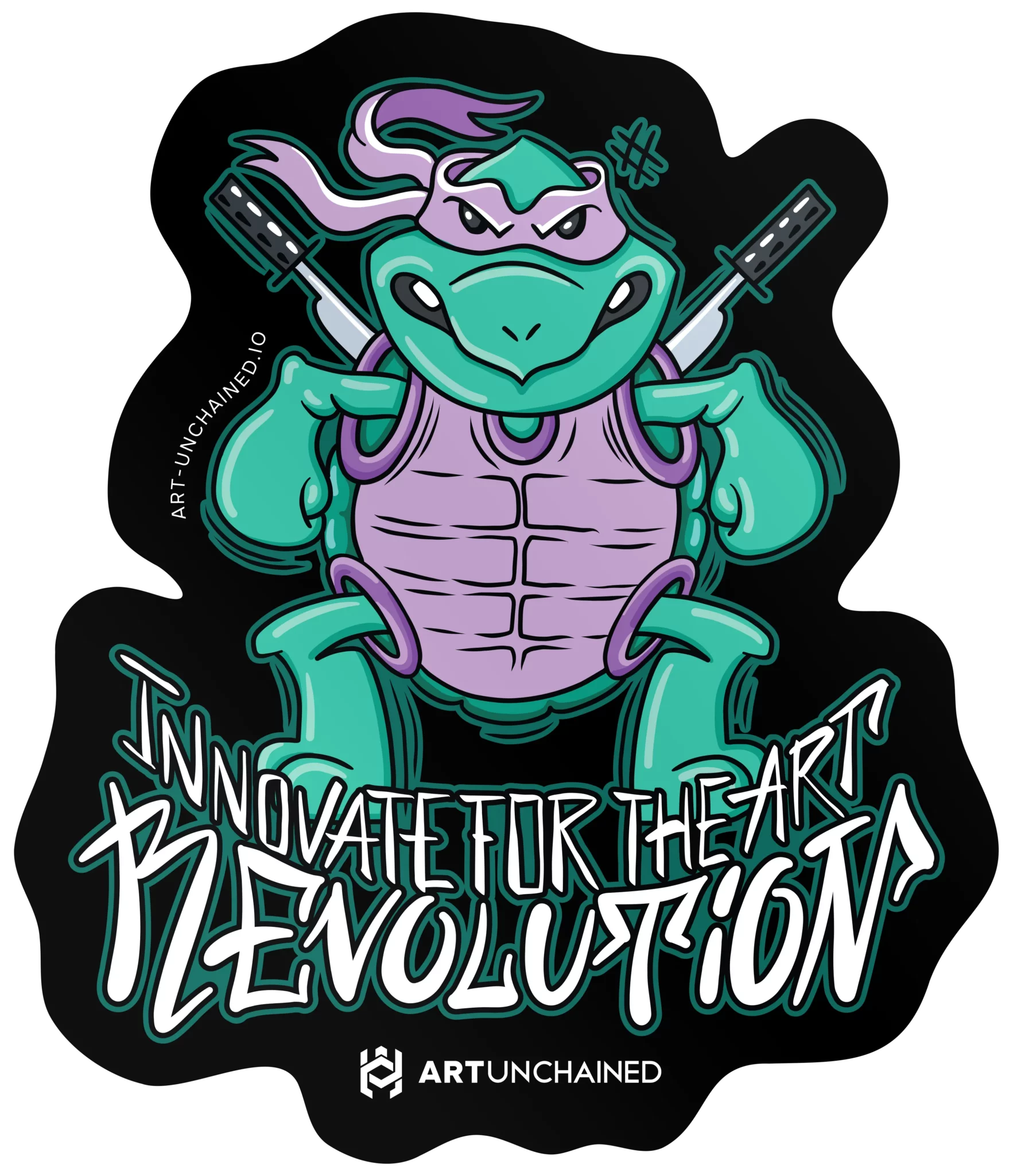 Ninja turtle sticker